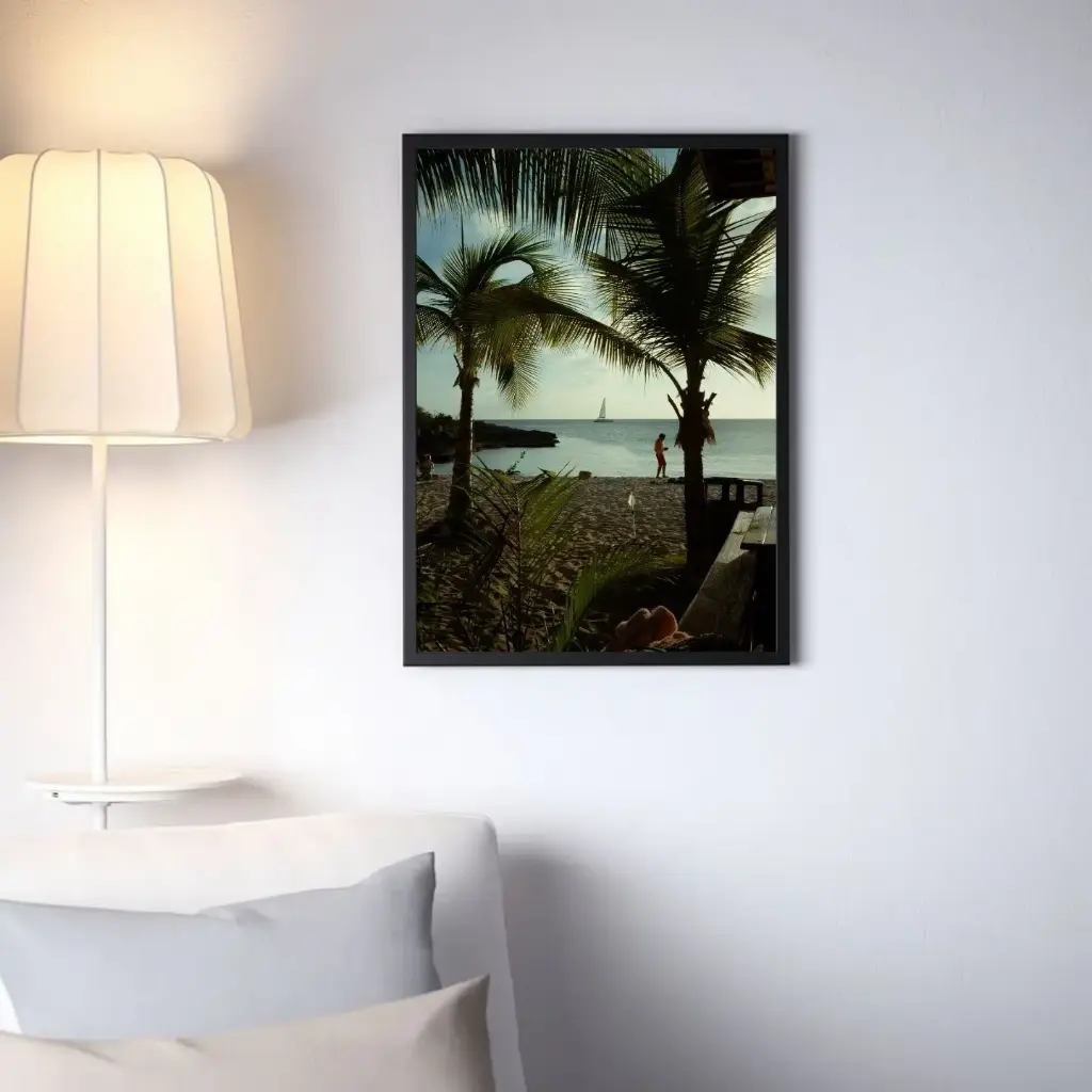 Tropical beach scene - 50/70cm