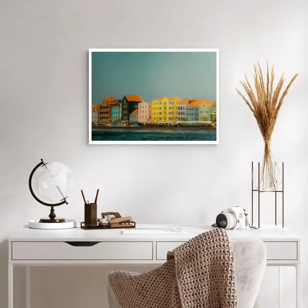 Skyline van Punda Curaçao - 50/70cm