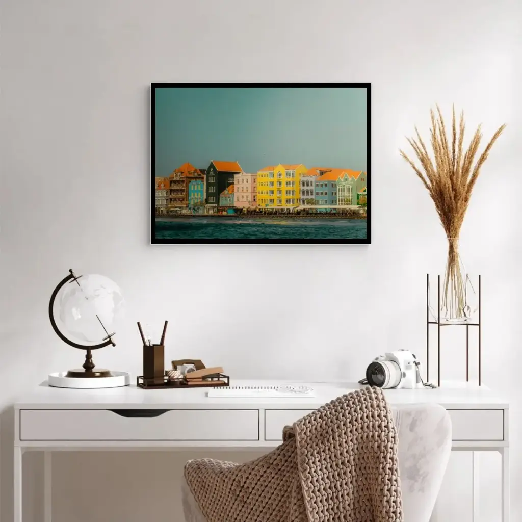 Skyline van Punda Curaçao - 50/70cm